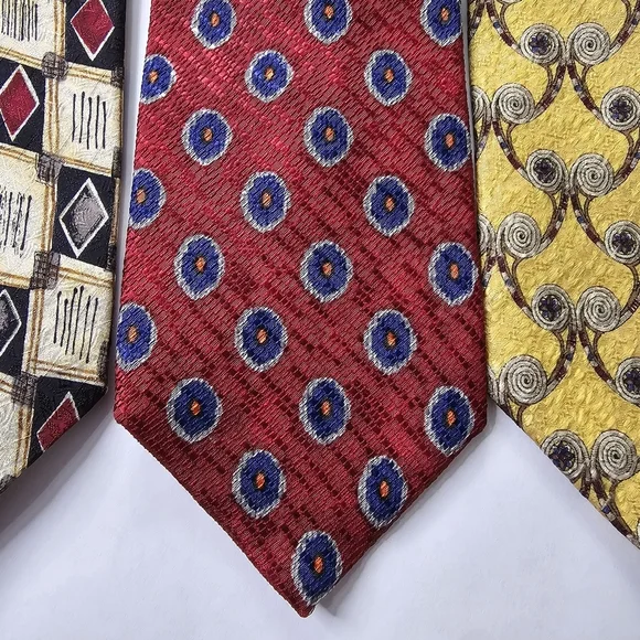 Robert Talbott 100% Silk Ties Bundle Of 6 Funky Patterns